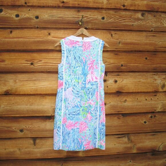 NWT Lily Pulitzer Mila Shift Dress 0 Sink or Swim - Picture 9 of 12